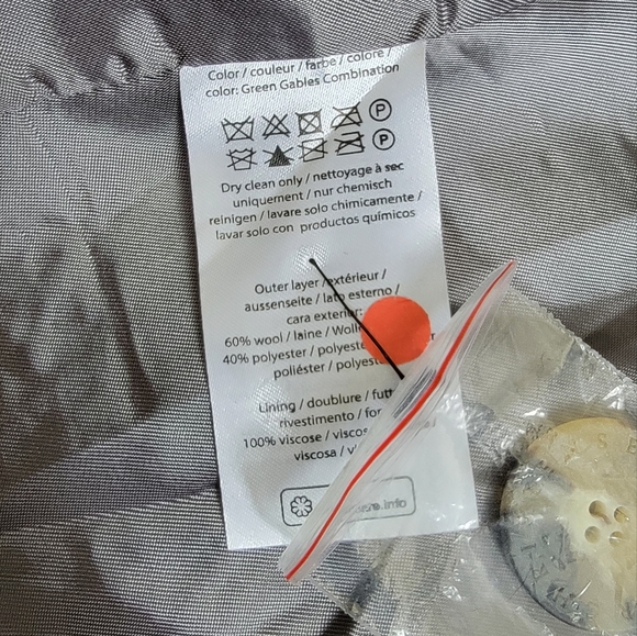 Remain Birger Christensen green gambles Tyron single button Wool Blazer - Picture 6 of 7